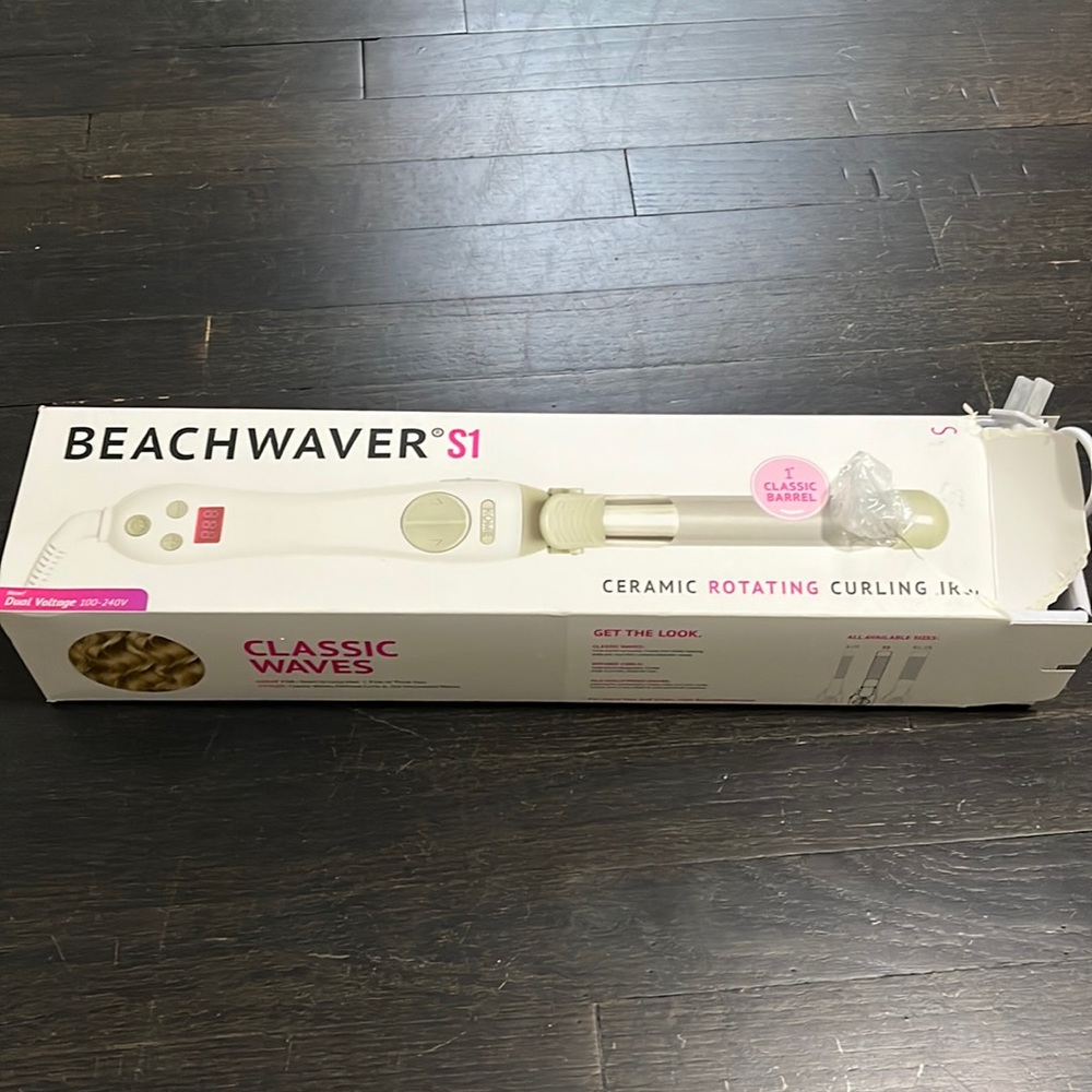 Beach Waver S1 curling iron-open box never used